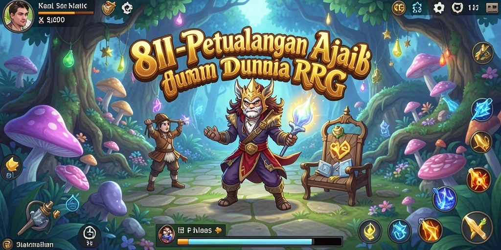 Tampilan screenshot menampilkan aksi seru dalam game RPG.