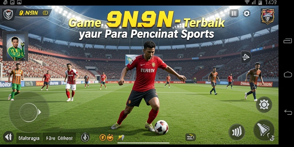 Tampilan menarik dari gameplay 9N9N yang menggugah semangat olahraga.