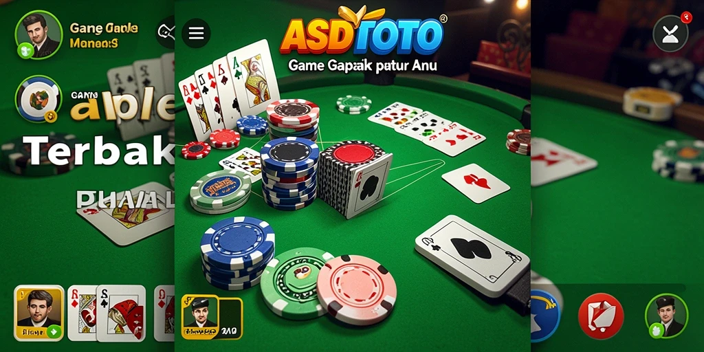Screenshot utama ASDTOTO menampilkan gameplay Gaple yang seru.