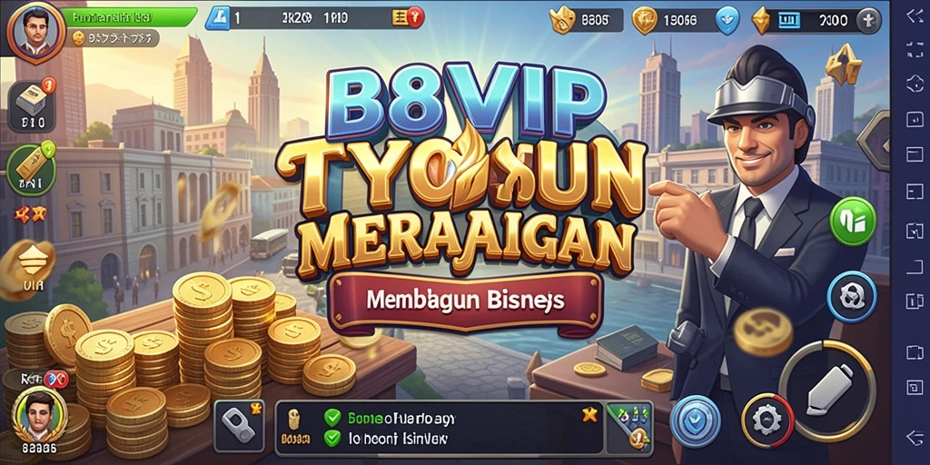 Tampilan menarik dari gameplay B8VIP yang menggambarkan strategi Tycoon.
