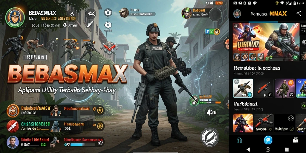Tampilan antarmuka pengguna BEBASMAX yang modern dan intuitif.