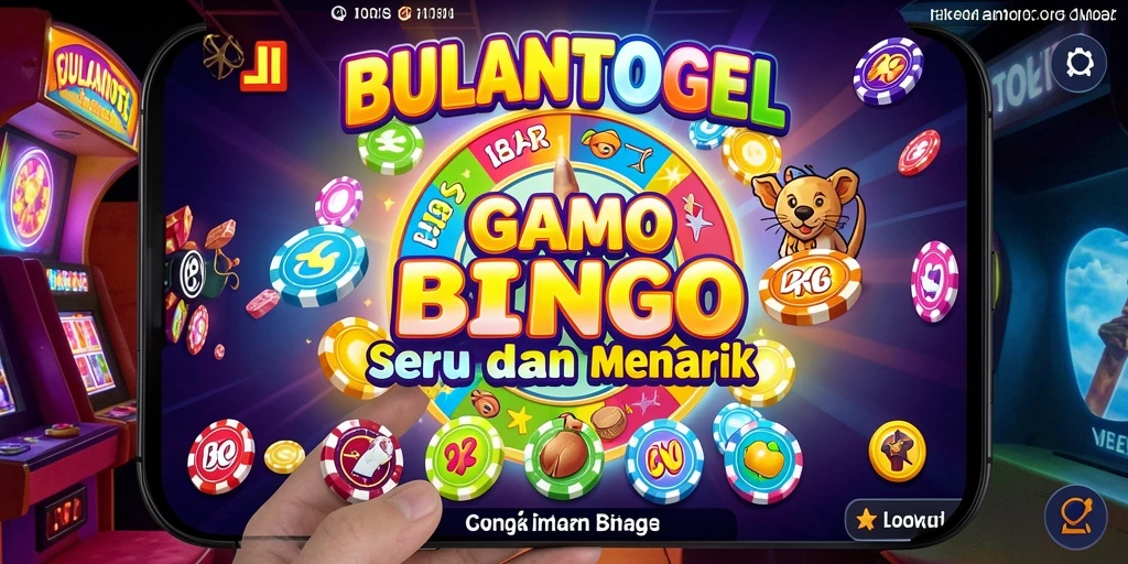 Tampilan gameplay seru dalam BULANTOGEL dengan berbagai pilihan bingo.