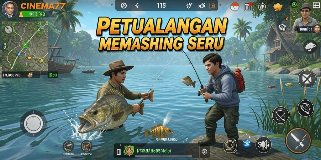 Tangkapan ikan memuaskan dalam gameplay CINEMA77.