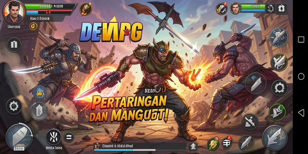 Tampilan aksi pertarungan sengit di DEWAPG.