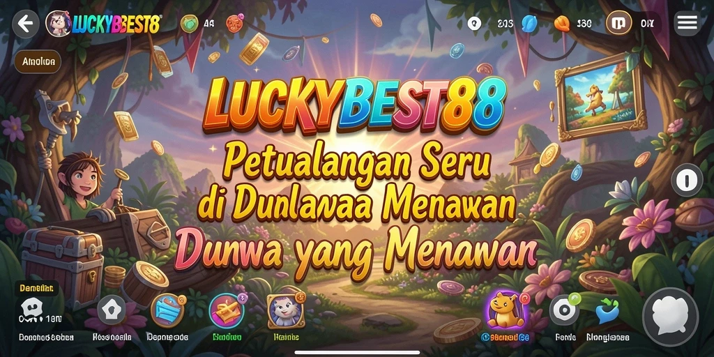 Tangkapan layar gameplay mendebarkan di <strong>LUCKYBEST88</strong> dengan pemandangan petualangan yang menakjubkan.