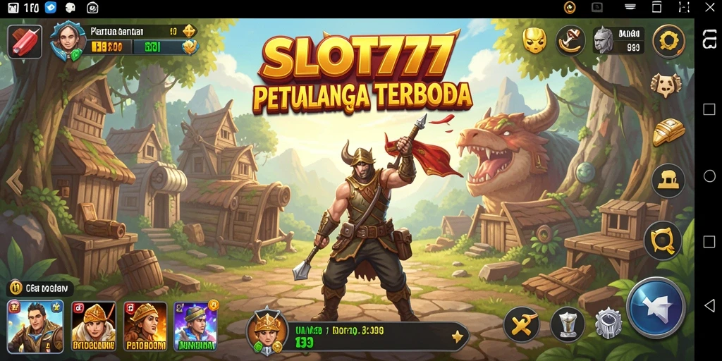 Screenshot menampilkan gameplay seru di dunia terbuka SLOT777.